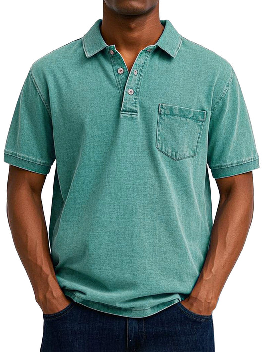 Cazel | Chemise Polo Vintage Décontractée pour Homme