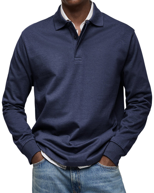 Cazel | Chemise Poloshirt Casual à Manches Longues