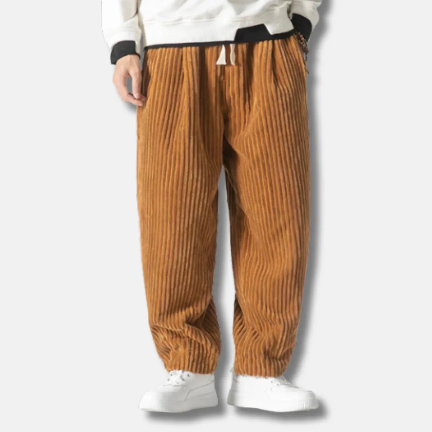 Nemu - Pantalon en velours côtelé
