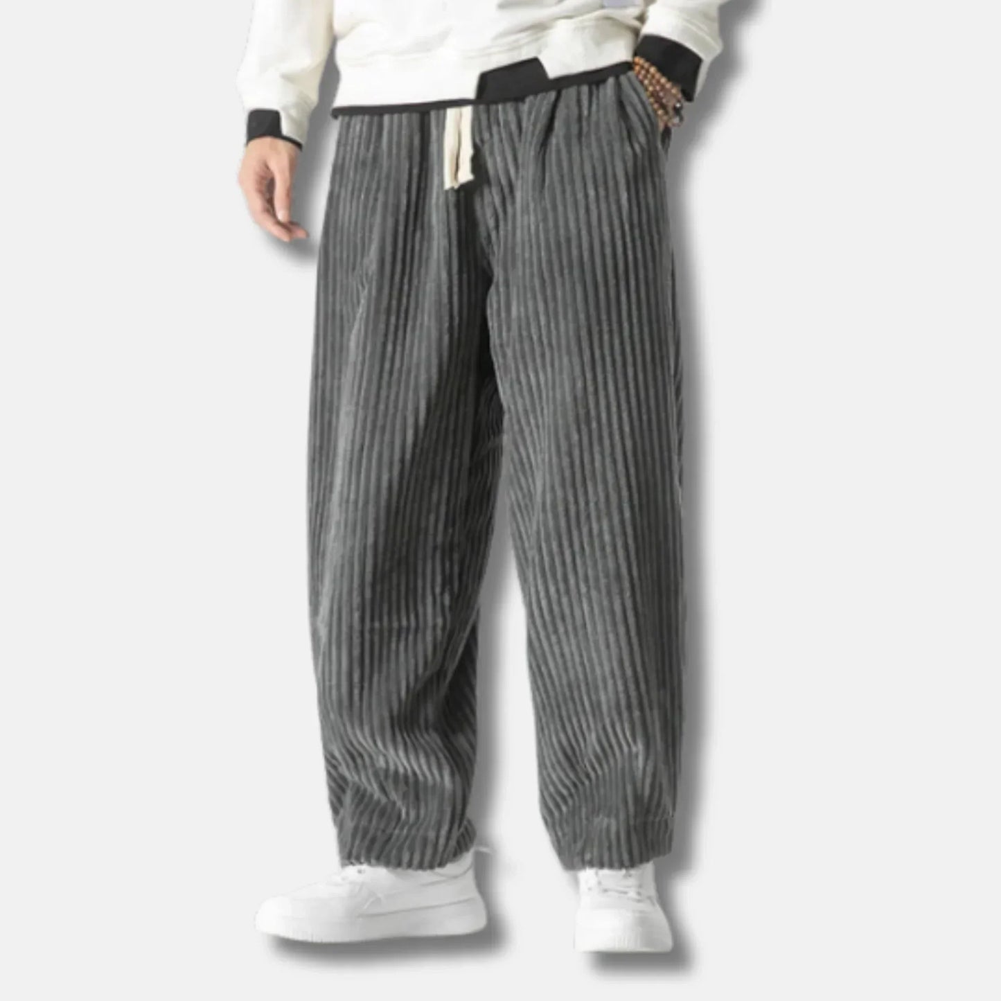 Nemu - Pantalon en velours côtelé