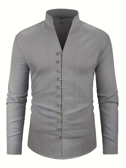 Cazel | Chemise légère en coton à manches longues