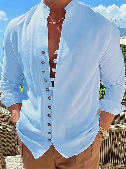 Cazel | Chemise légère en coton à manches longues