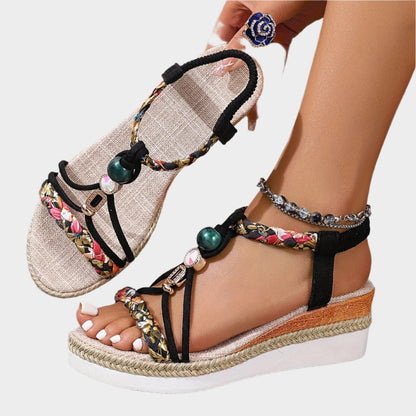 Sandales avec semelle confortable et plateforme