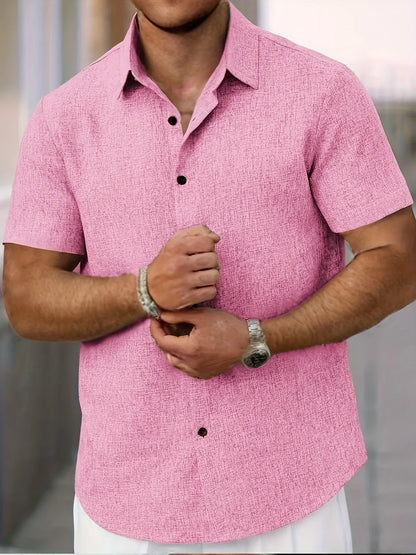 Cazel | Chemise légère à manches courtes en mélange de lin