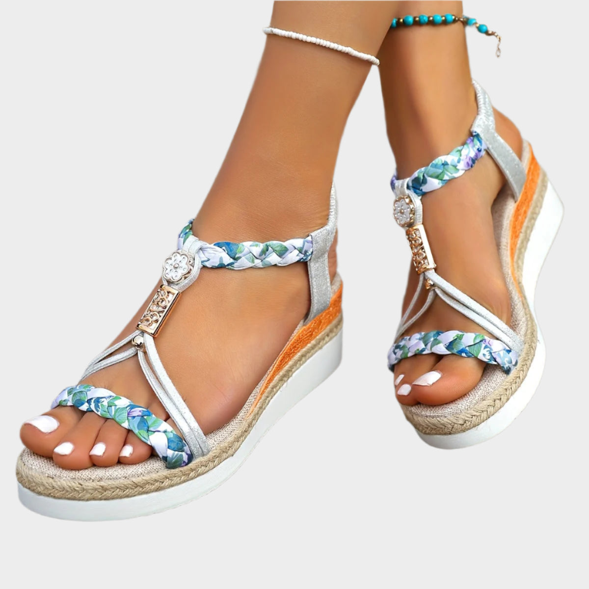 Sandales avec semelle confortable et plateforme