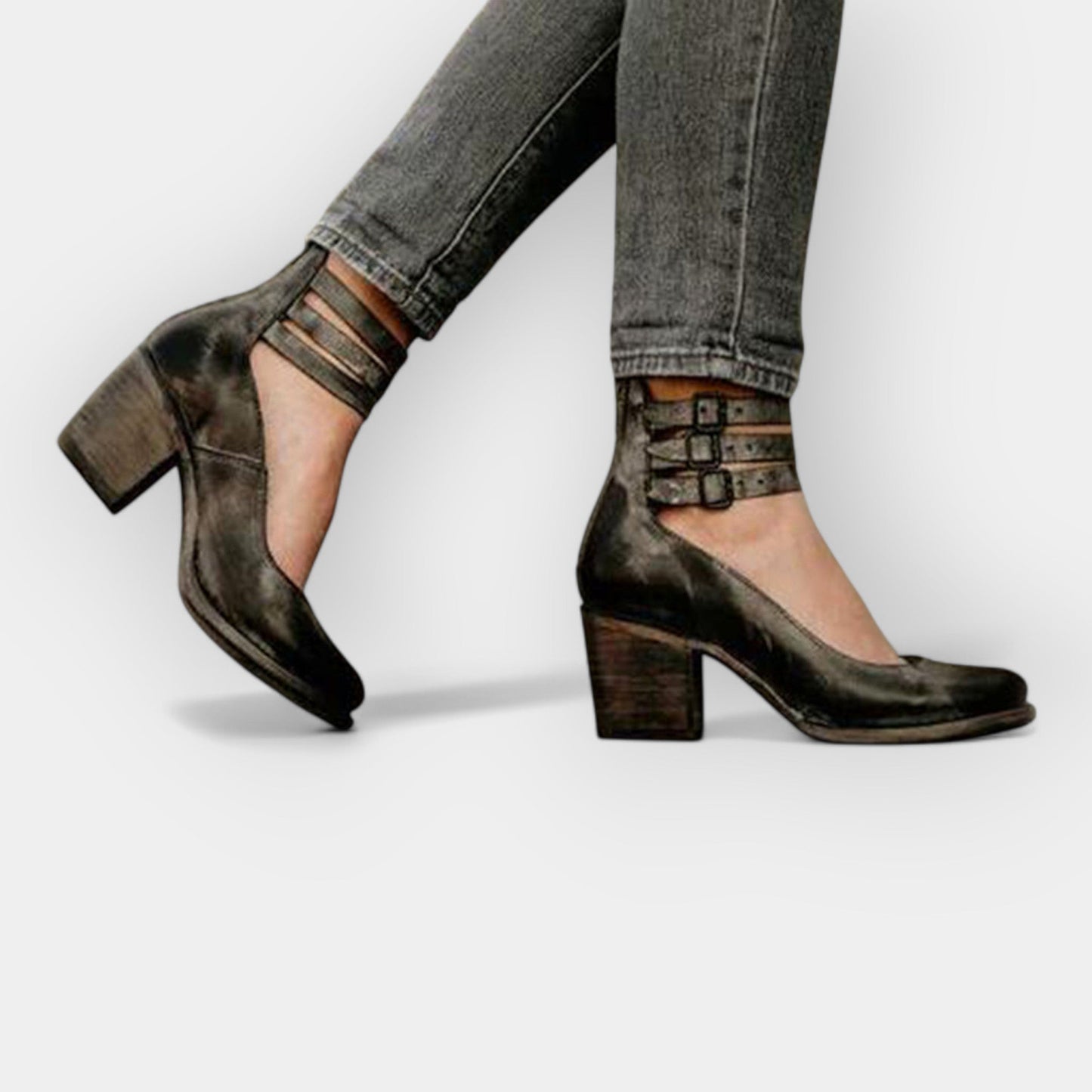 Sandales à talon confortable
