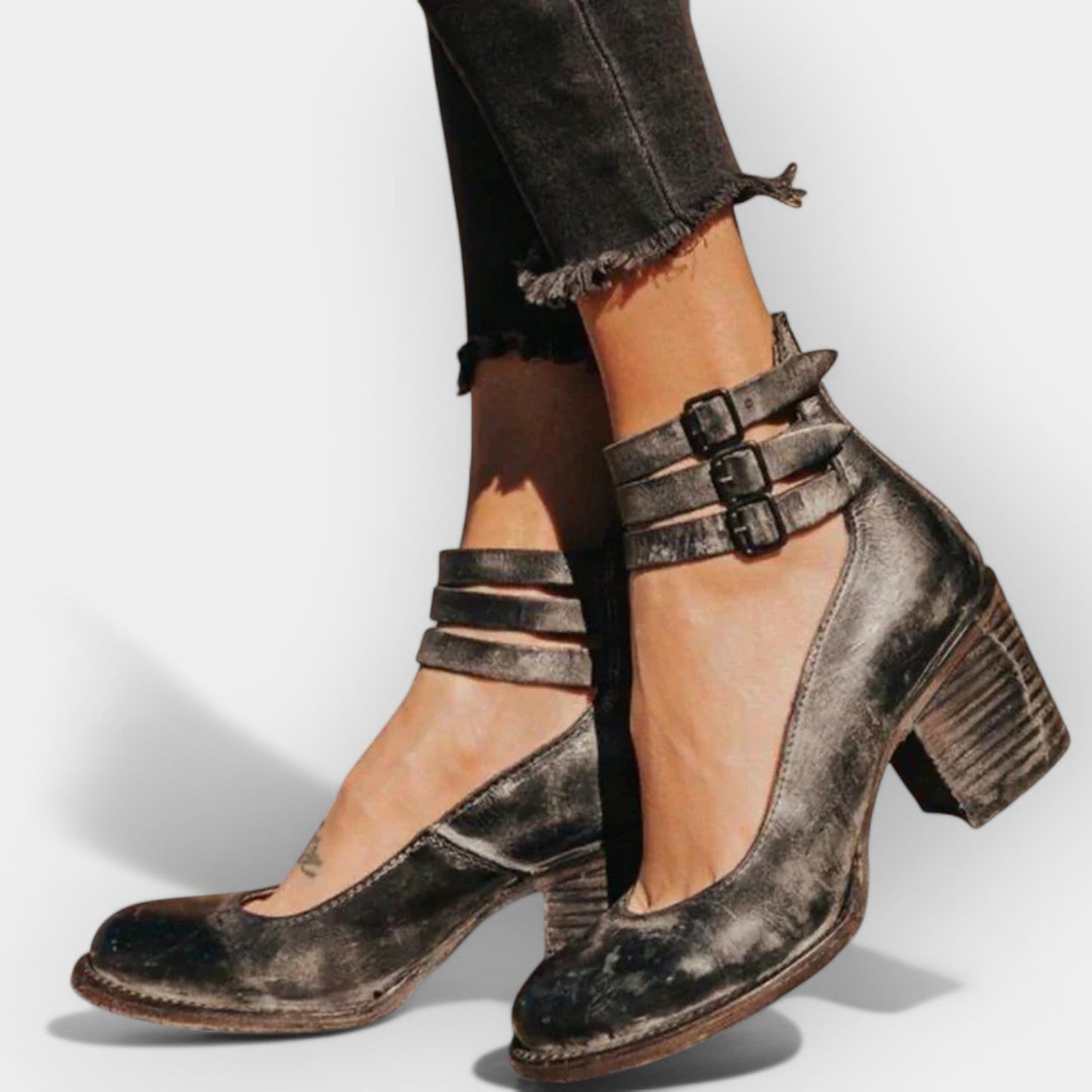 Sandales à talon confortable