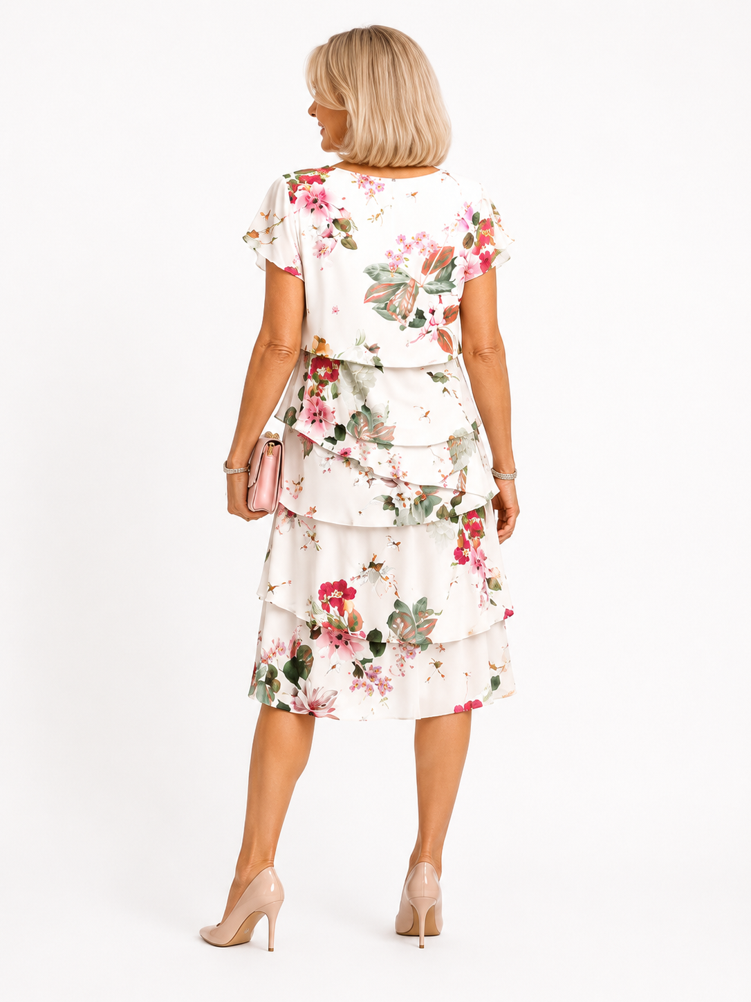 Camille – Robe élégance fluide à volants