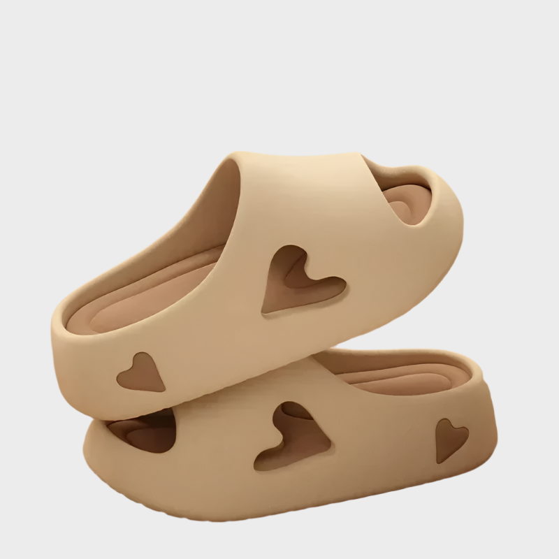 Chaussons en Forme de Cœur