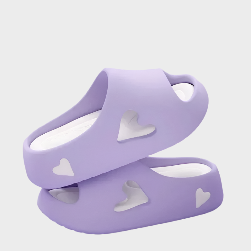 Chaussons en Forme de Cœur