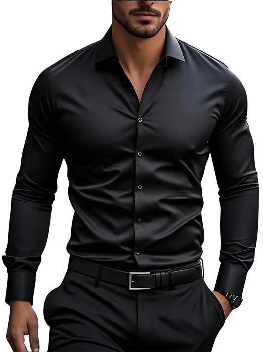 Cazel | Chemise élégante à manches longues avec boutons