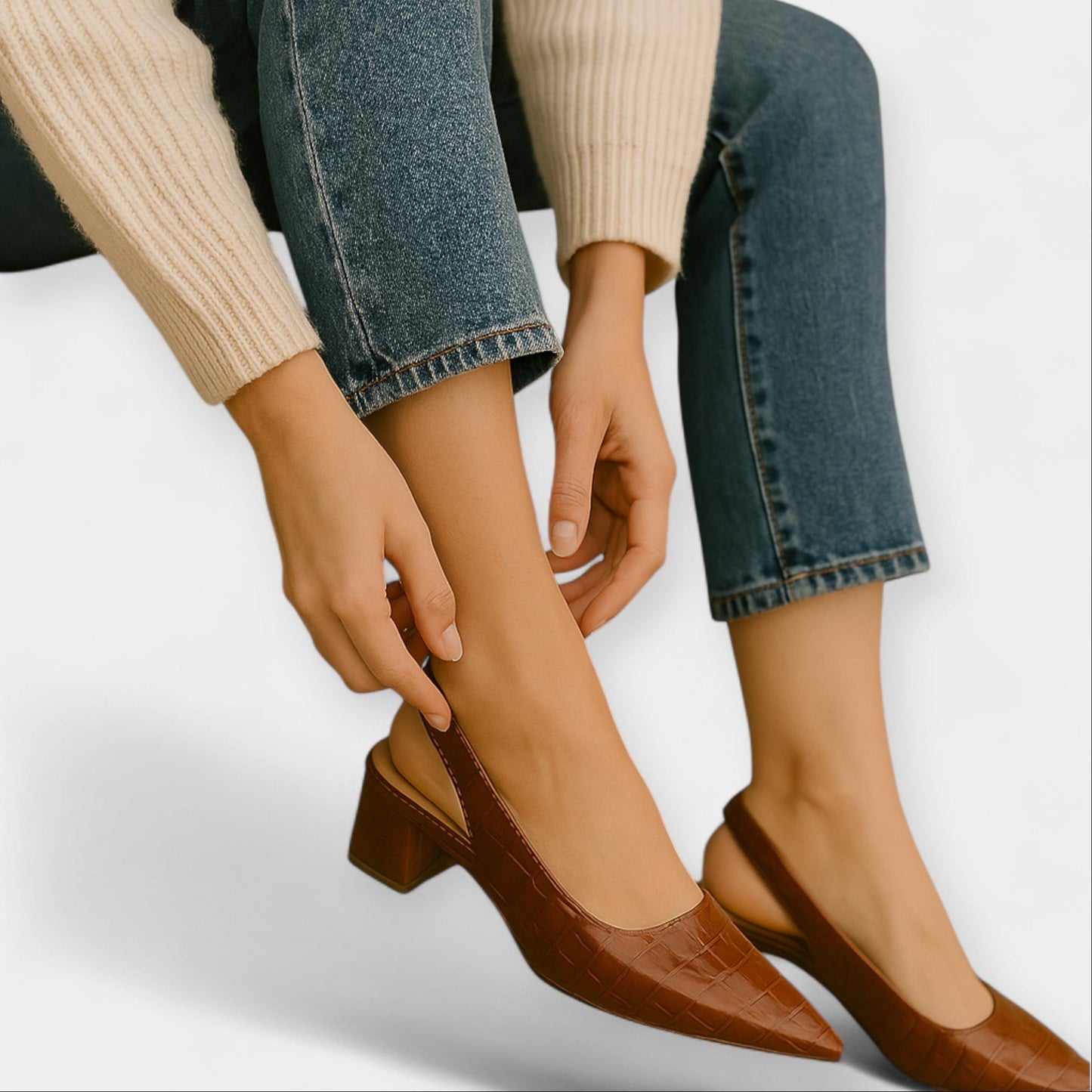 Chaussures avec des détails luxueux