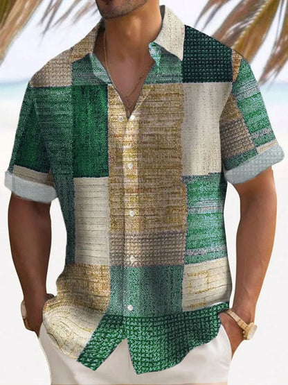 Cazel | Chemise élégante à manches courtes