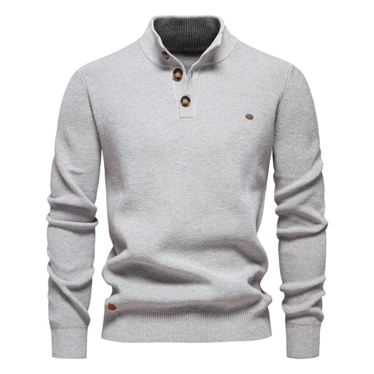 Konrad | Pull pour hommes élégant avec design à boutons