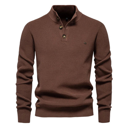 Konrad | Pull pour hommes élégant avec design à boutons