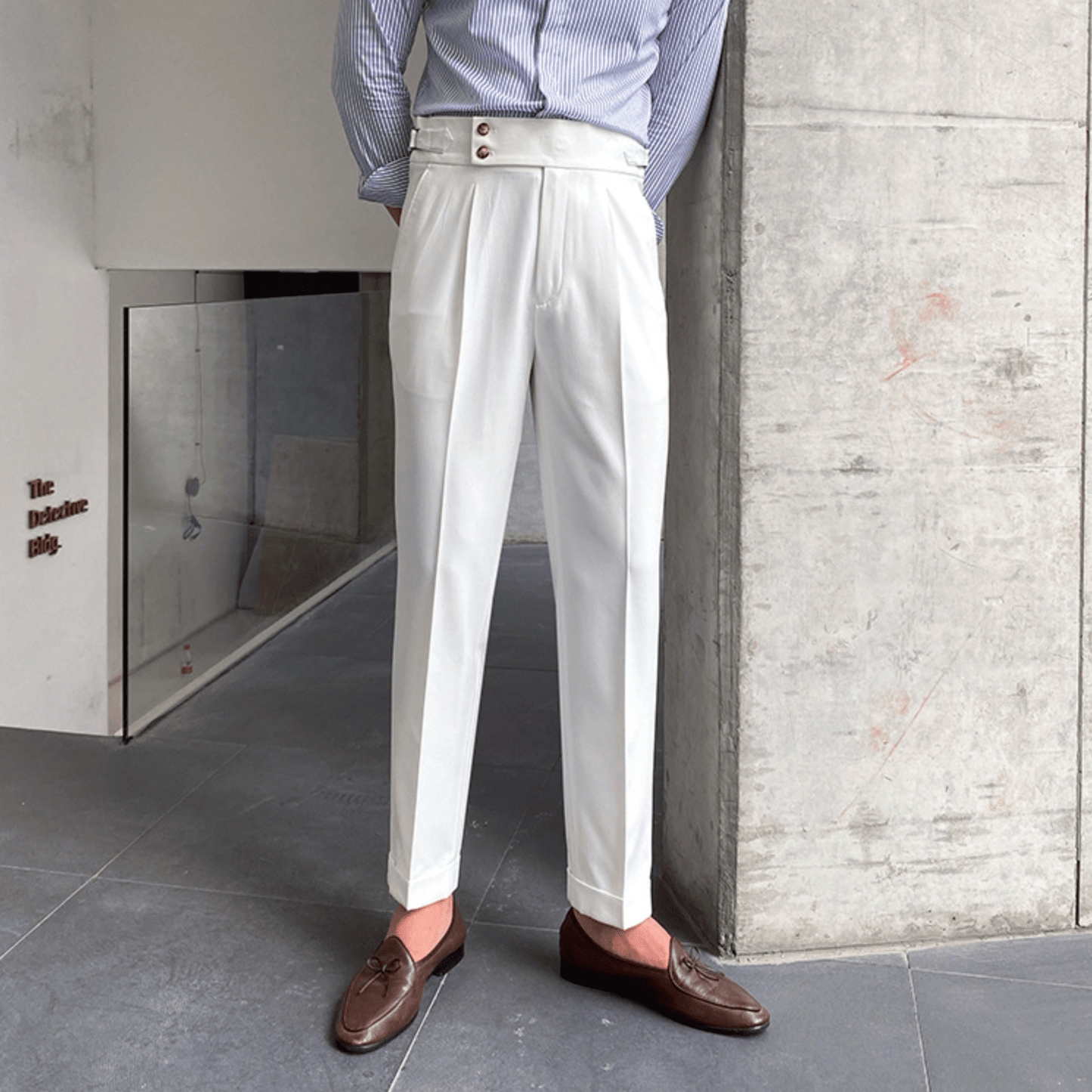 Edward | Pantalons Taille Haute Élégants
