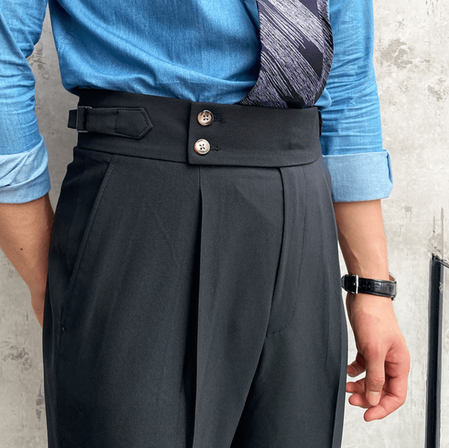 Edward | Pantalons Taille Haute Élégants