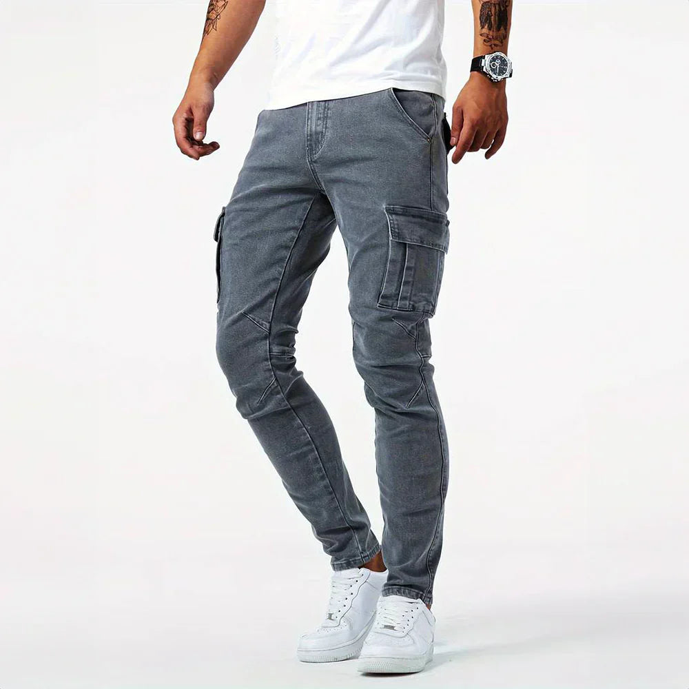 ALEX™ | JEANS CARGO ÉLASTIQUES