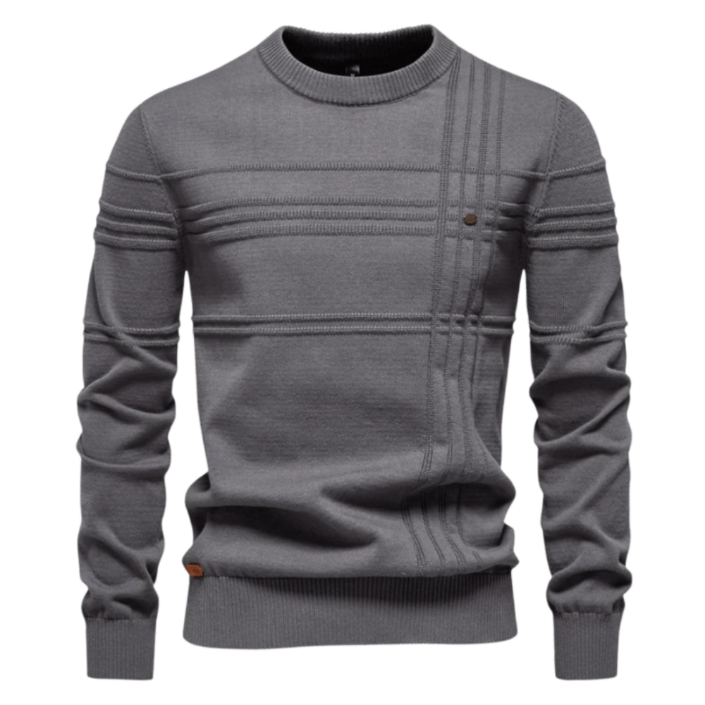 Burkhard | Pull élégant pour homme avec design à carreaux