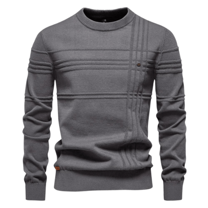 Burkhard | Pull élégant pour homme avec design à carreaux