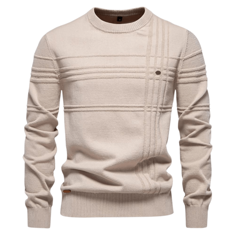 Burkhard | Pull élégant pour homme avec design à carreaux