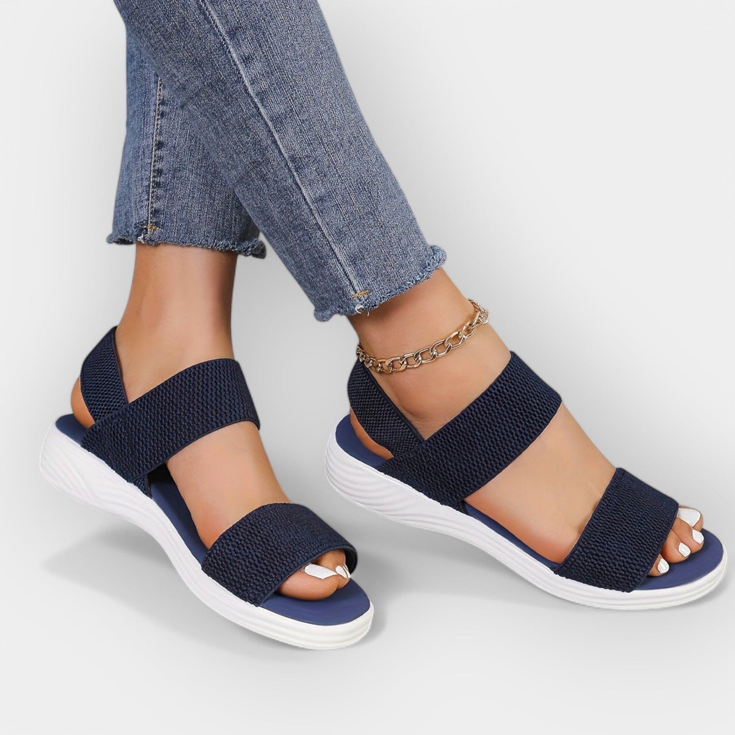 Sandales élastiques confortables