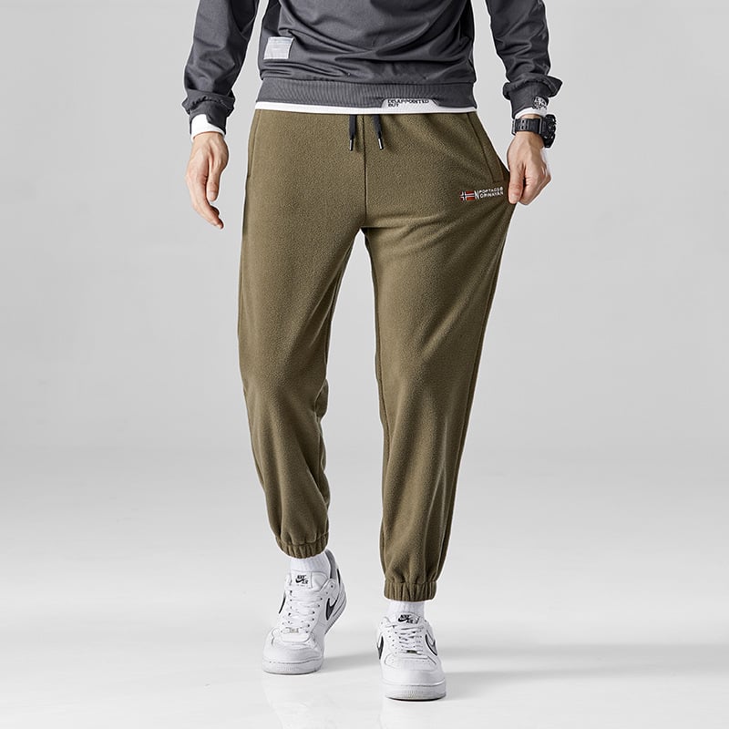 Pantalons pour homme en polaire épaisse - Lioren