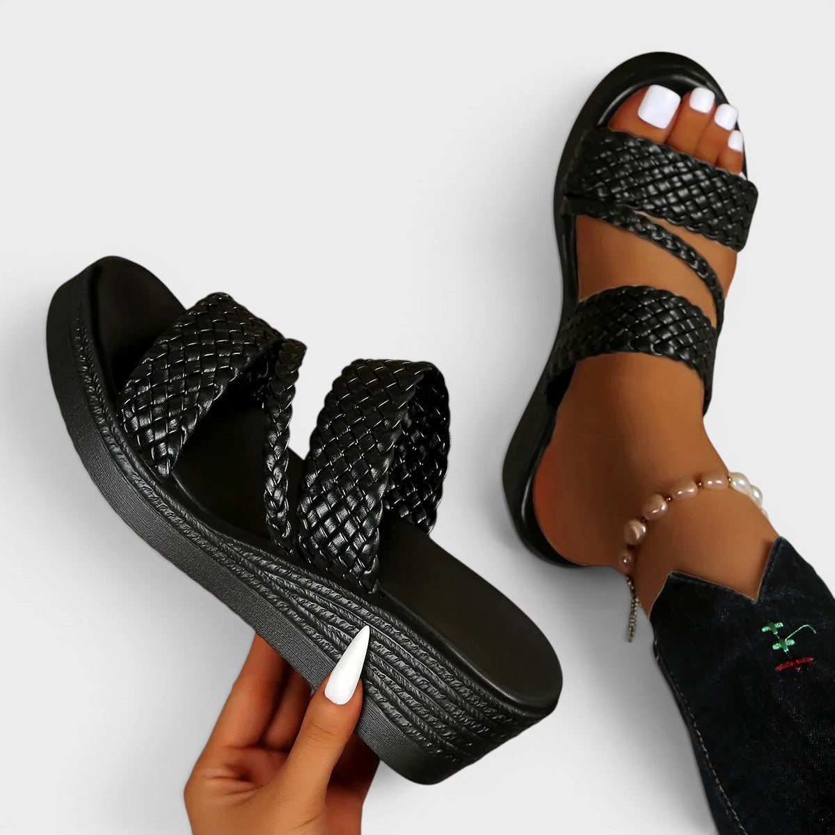 Simone | Sandales à plateforme confortables