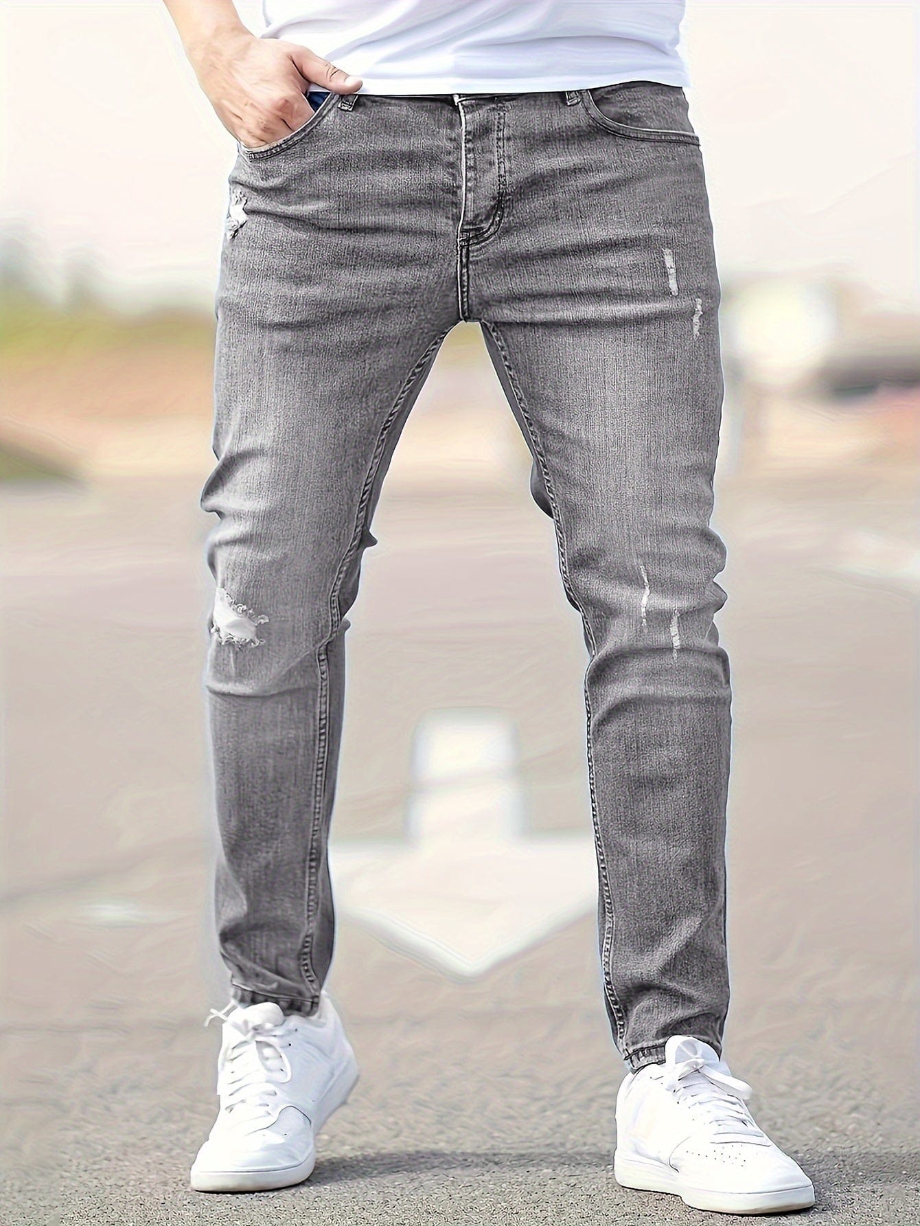 Alex | Jeans Slim Déchirés Tendance