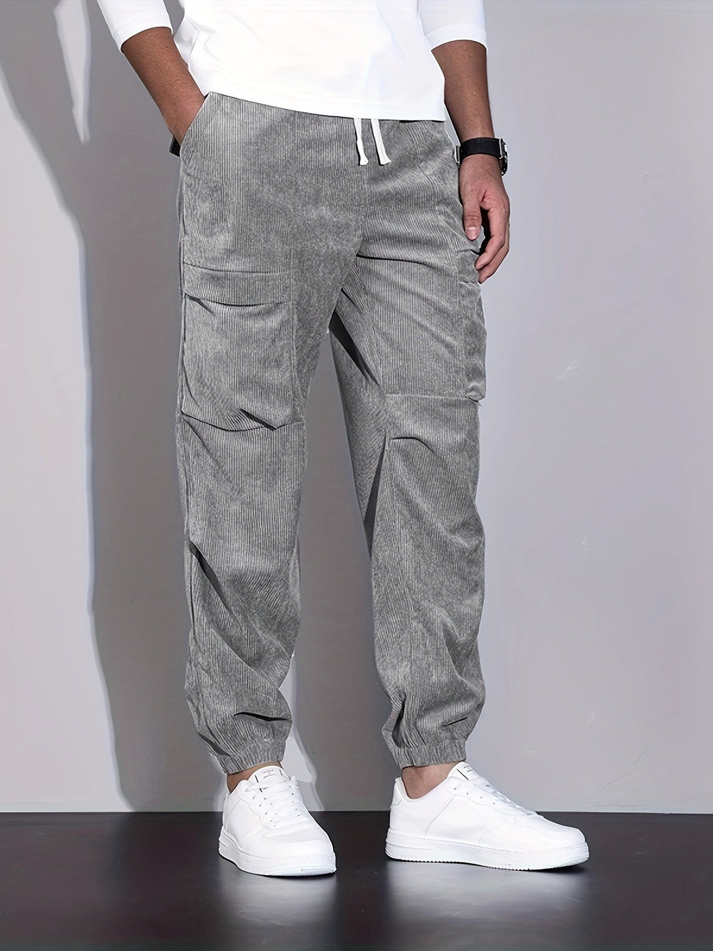 Rossi Roma | PANTALON CARGO EN CORDUROY