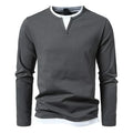 Alwin | T-shirt à manches longues Premium en coton peigné