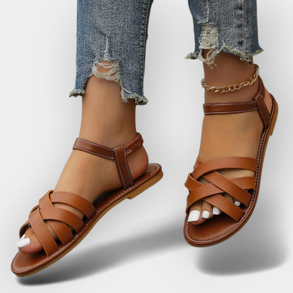 Sandales faites à la main avec des sangles réglables