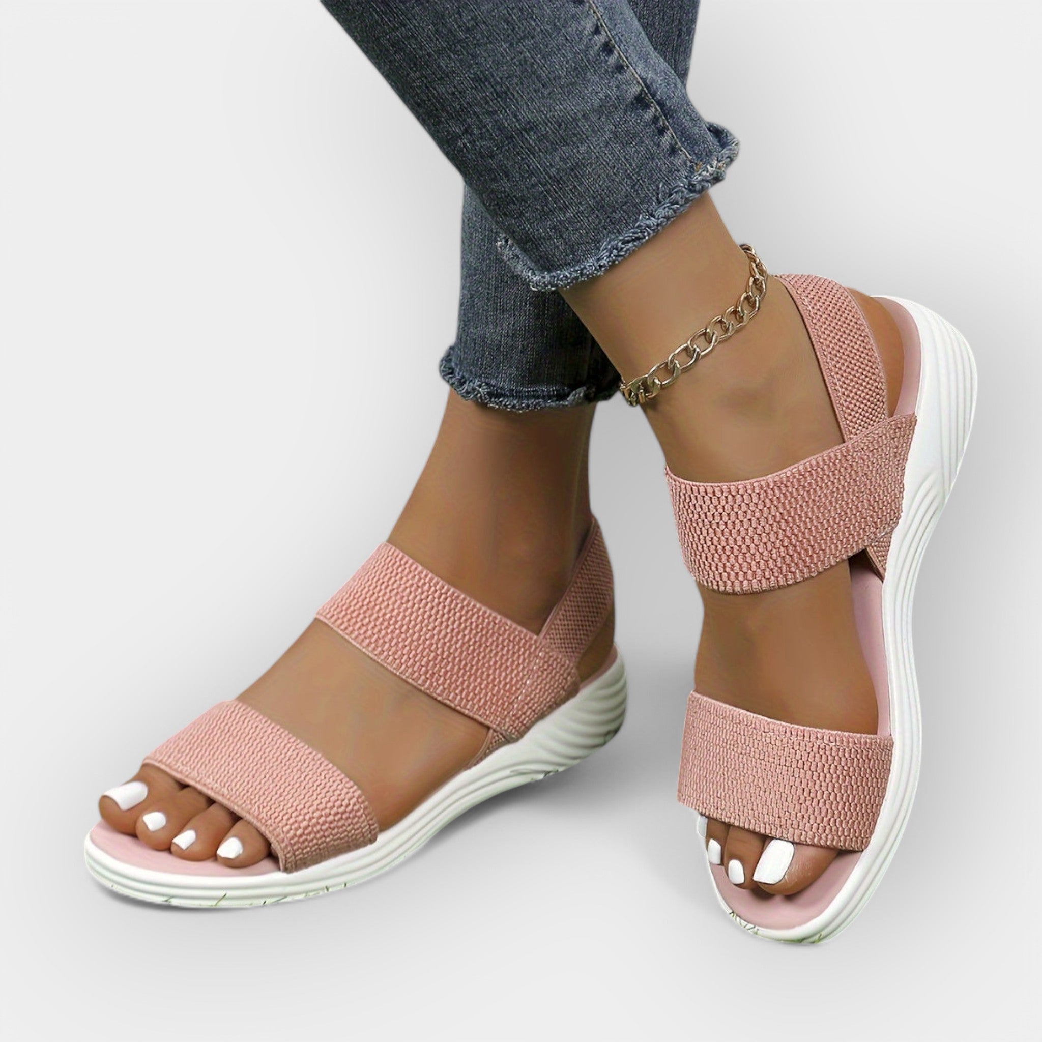 Sandales élastiques confortables