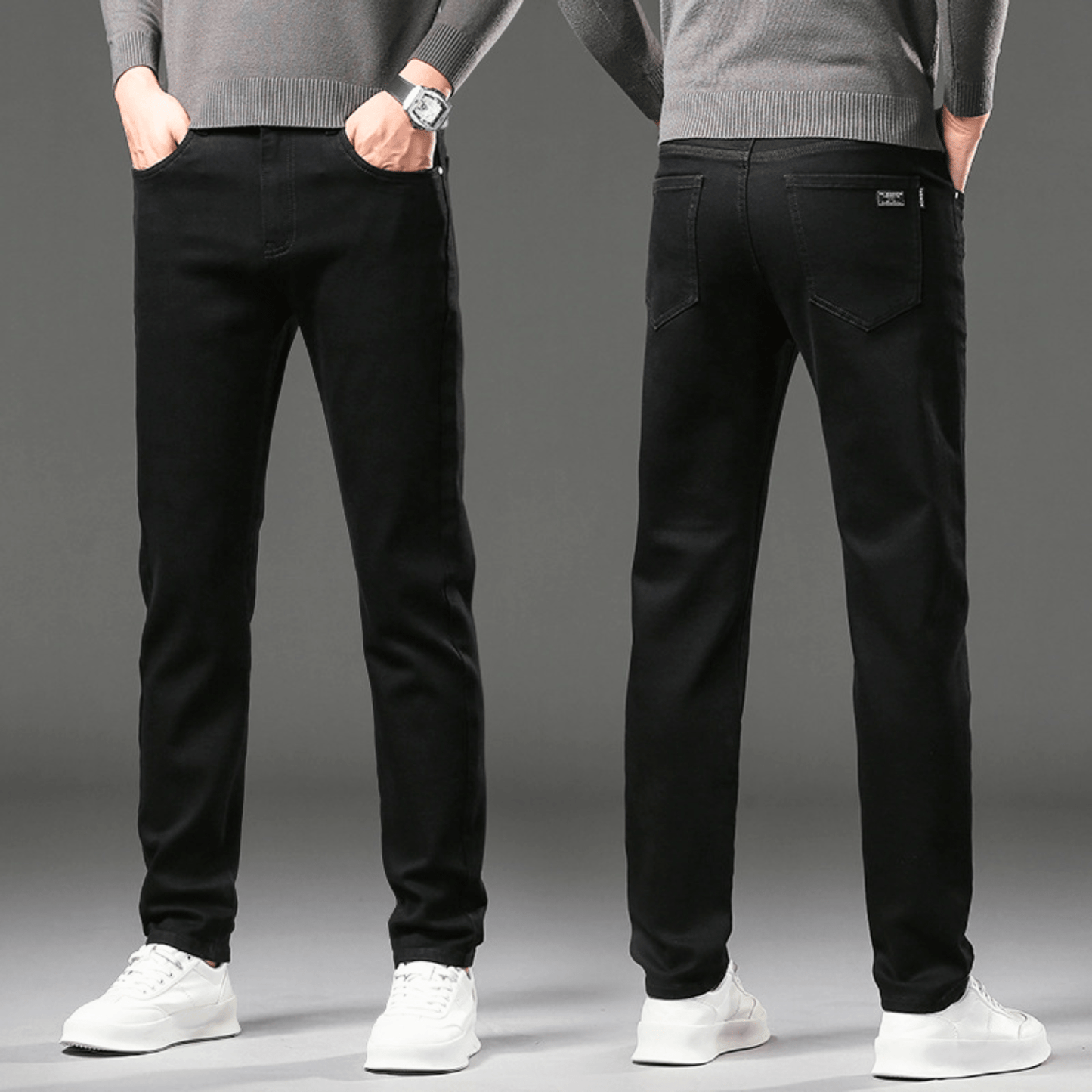 Chaud | PANTALON EN DENIM THERMIQUE