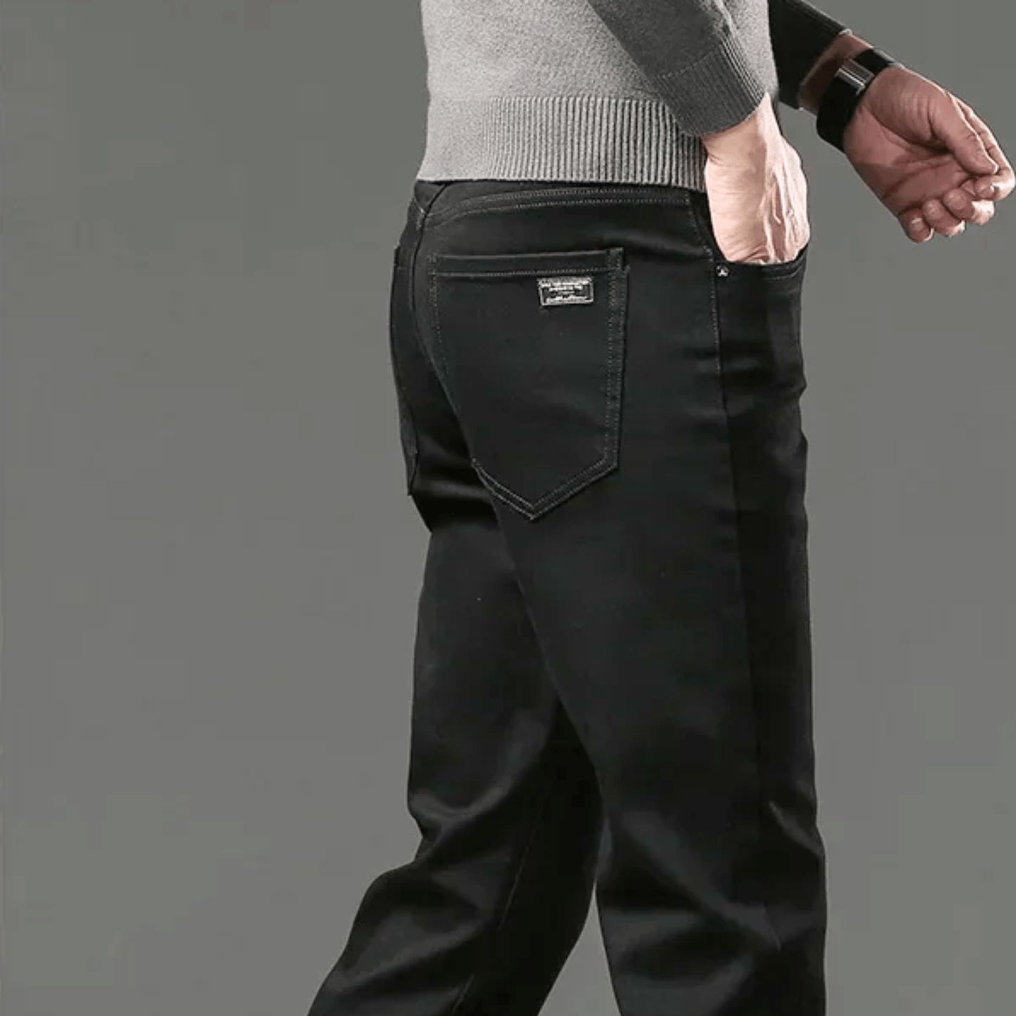 Chaud | PANTALON EN DENIM THERMIQUE