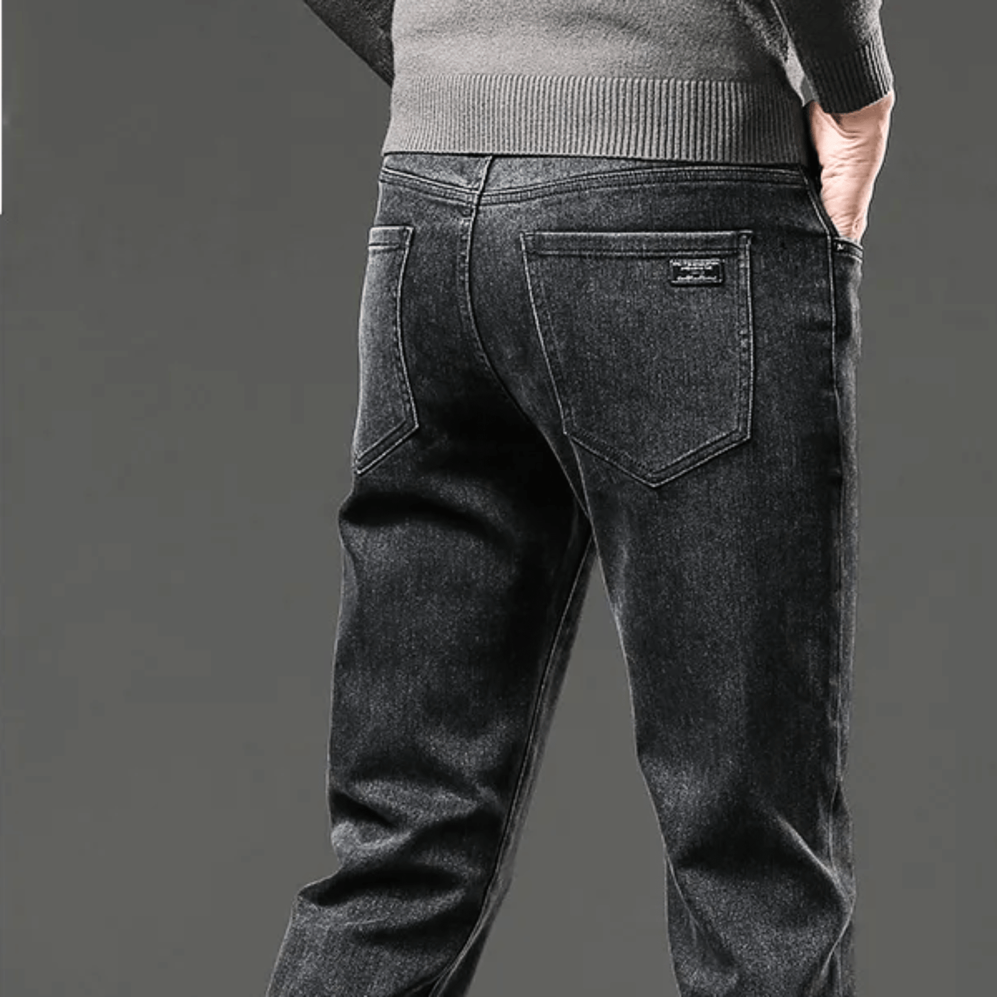 Chaud | PANTALON EN DENIM THERMIQUE