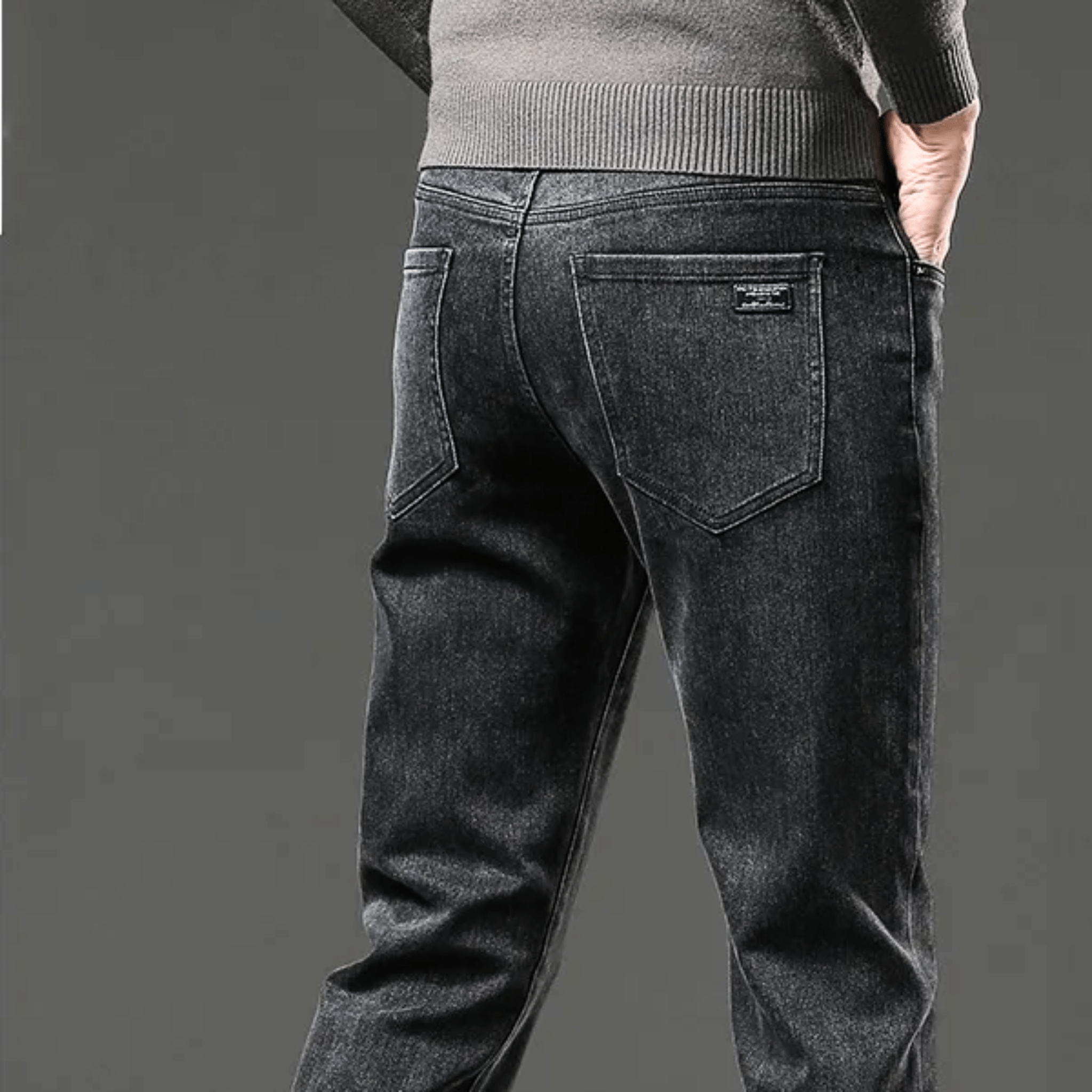 Chaud | PANTALON EN DENIM THERMIQUE