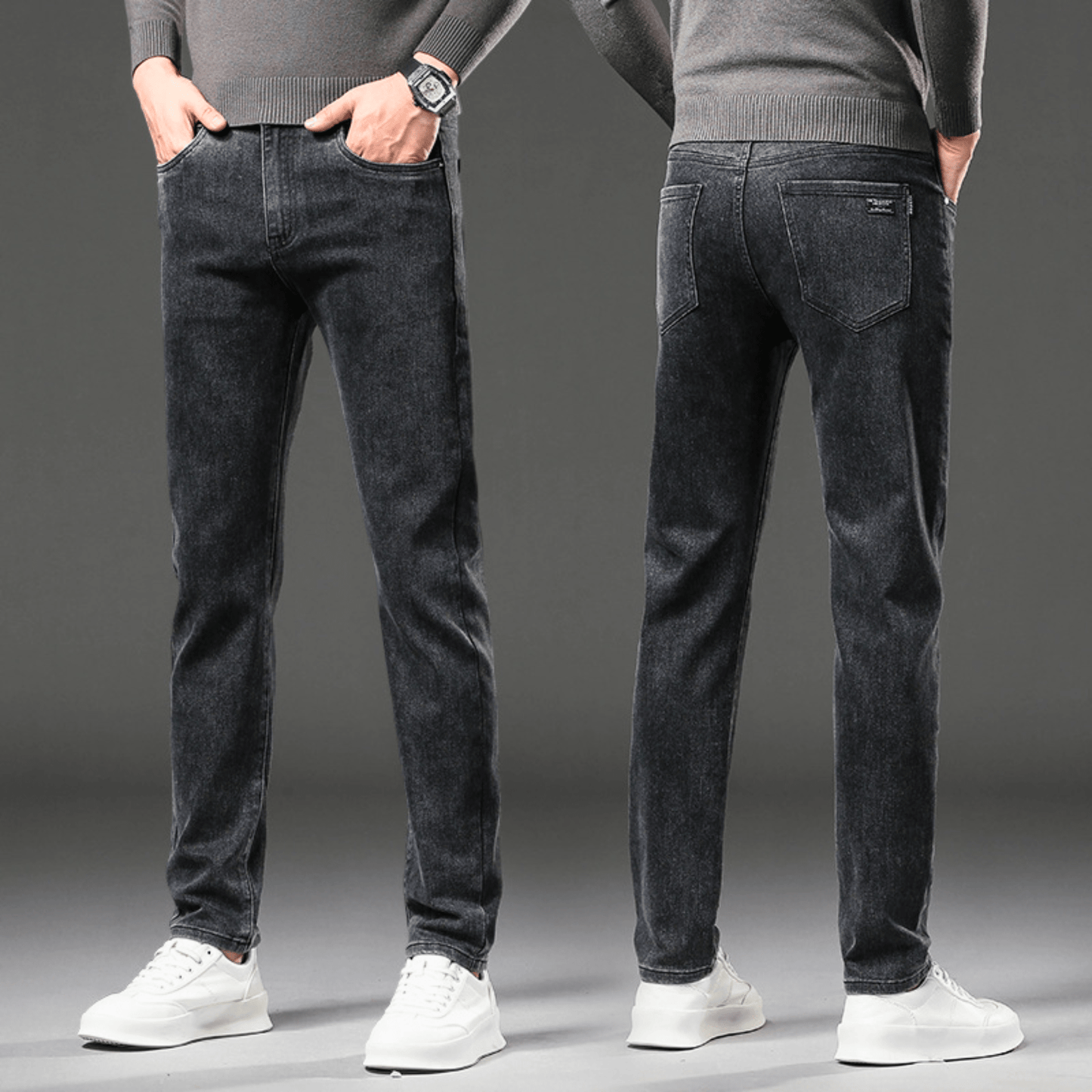 Chaud | PANTALON EN DENIM THERMIQUE